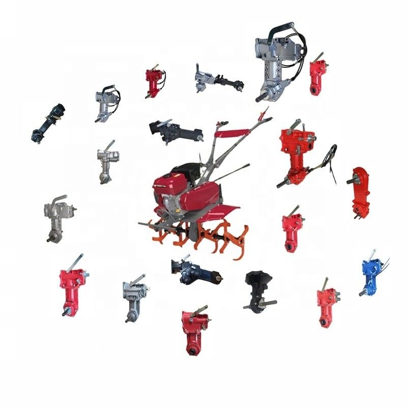 Landbouwmachines met een micro-versnellingsbak en een micro-warmversnellingsmotor